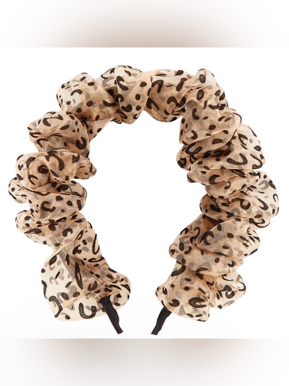 *BUY NOW* Pomchies Chiffon Headband - Cheetah Print